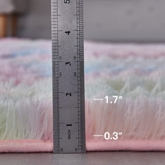 Tie Dyed Rainbow Soft Carpets Kitchen Floor Mat Non slip Proof Floor Mat