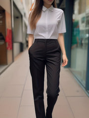 Solid Trouser for Women's Casual & Office Wear