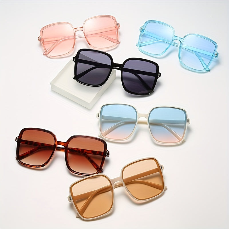 Men's Large Square Sunglasses UV Resistant for Beach Photography