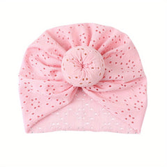 Baby Turban Hats Donut Knot Cozy Lovely Soft Head Wraps Caps For Newborn