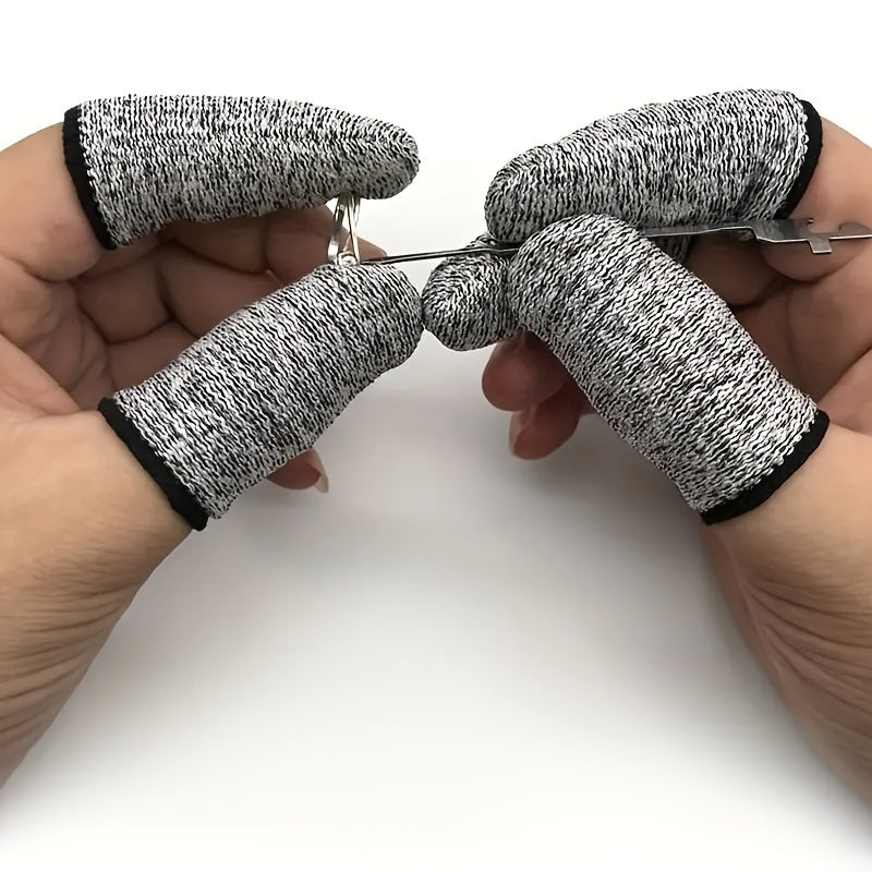 10pcs Cut Resistant Finger Cots Kitchen Work Protection