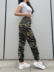 Y2K Camo Print Cargo Pants Streetwear Casual Pants