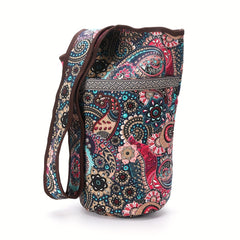 Multicolor Canvas Yoga Shoulder Bag Fitness Accessories Storage Bag