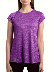 Quick Dry Sports T-shirt Round Neck Running Top