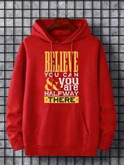 Believe You Can & You Are Halfway There Men's Hoodie