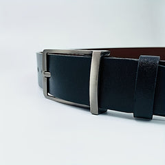 Men's Alloy Pin Buckle PU Leather Belt