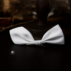 Satin Bowknot Hair Clip Non slip Clip Hair Accessories