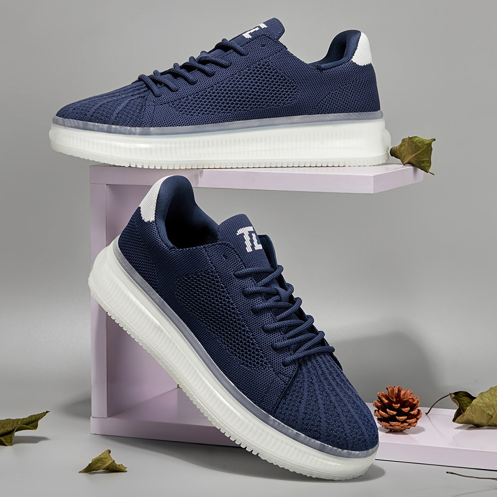 Men's Mesh Anti-Skid Lace-Up Casual Shoes