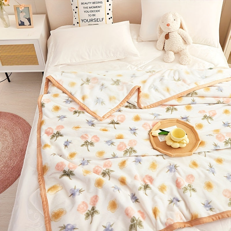 Soft Blanket for Travel Sofa Bed Camping Winter Thick Warm Outdoor Blanket