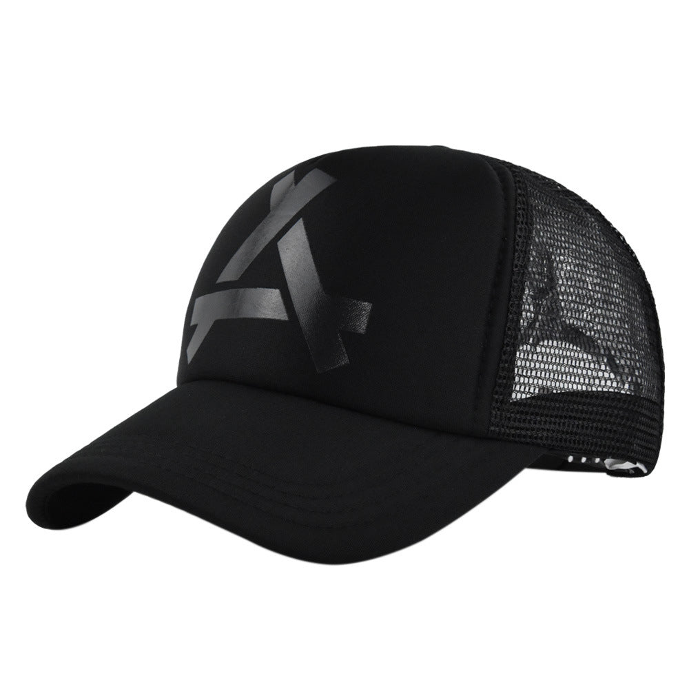 Men's Patterned Baseball Cap Mesh Adjustable Trucker Sun Hat