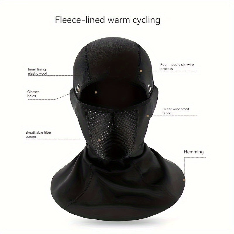 Ice Silk Balaclava Summer Hood Full Face Cover Mask Cap Hat with Brim