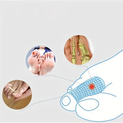 Elastic Fabric Toe Tubes with Silicone Gel Lining for Toe Pain Relief