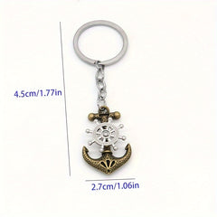 Boat Anchor Keychain Pendant Retro Bag Backpack Decoration Ornament Gift