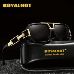 RoyalHot Square Frame Outdoor Sunglasses for Fishing