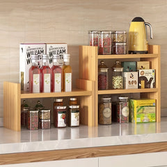 1pc Minimalist Desktop Storage Rack Kitchen Seasoning Office Storage