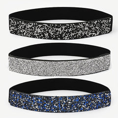 Rhinestone Elastic Waist Belt Women's Crystal Girdle Night Out