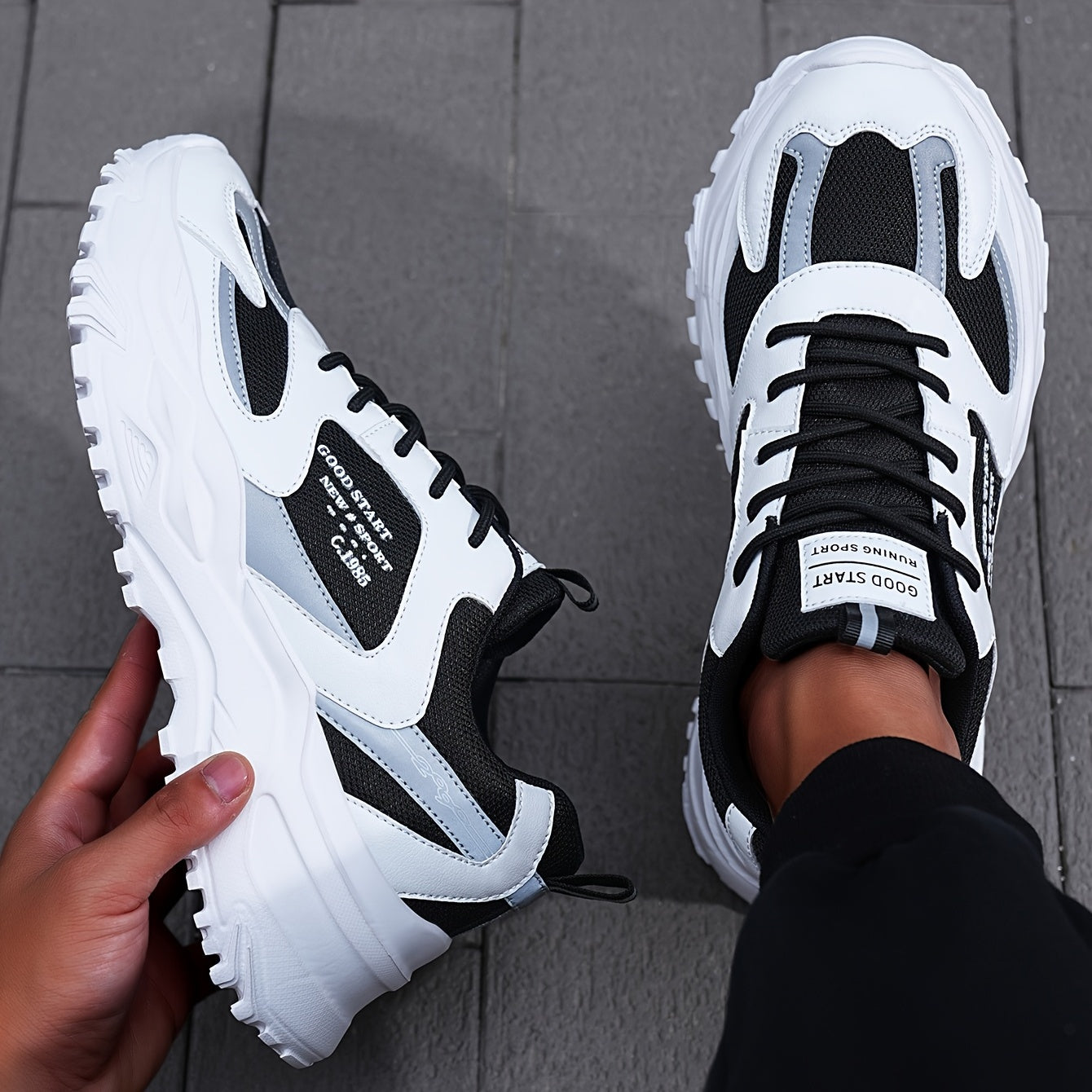 Men's Chunky Sneakers For Jogging Gym