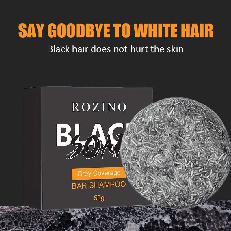 Men's Organic Darkening Shampoo Bar For Gray Hair
