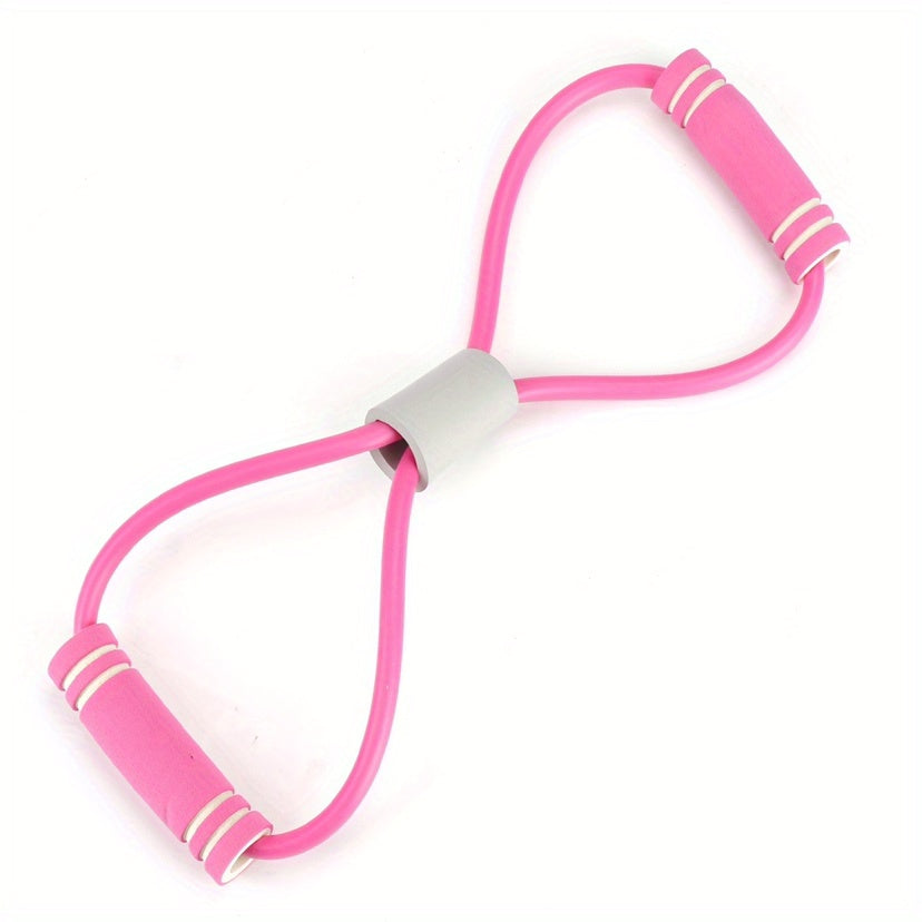 Yoga Figure 8 Resistance Band for Arm Chest Expanding Gym Fitness Elastic Rope