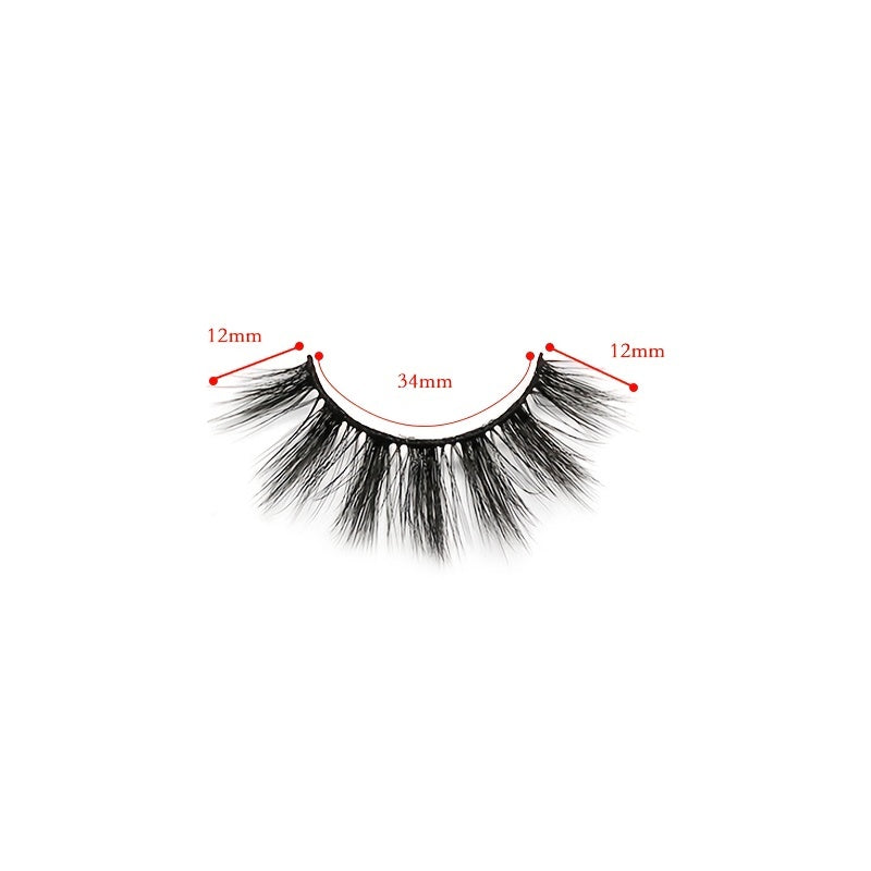 3D False Eyelashes Easy Wear Natural Effect 1 Pair Lash