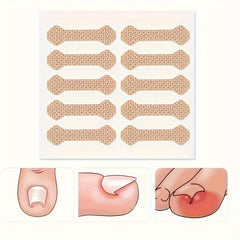 10pcs Nail Patch Toe Protection Sheet