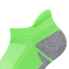 6 Pairs Colorblock Sports Socks for Women