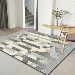 Nordic Minimalist Striped Floor Mat for Living Room and Bedroom