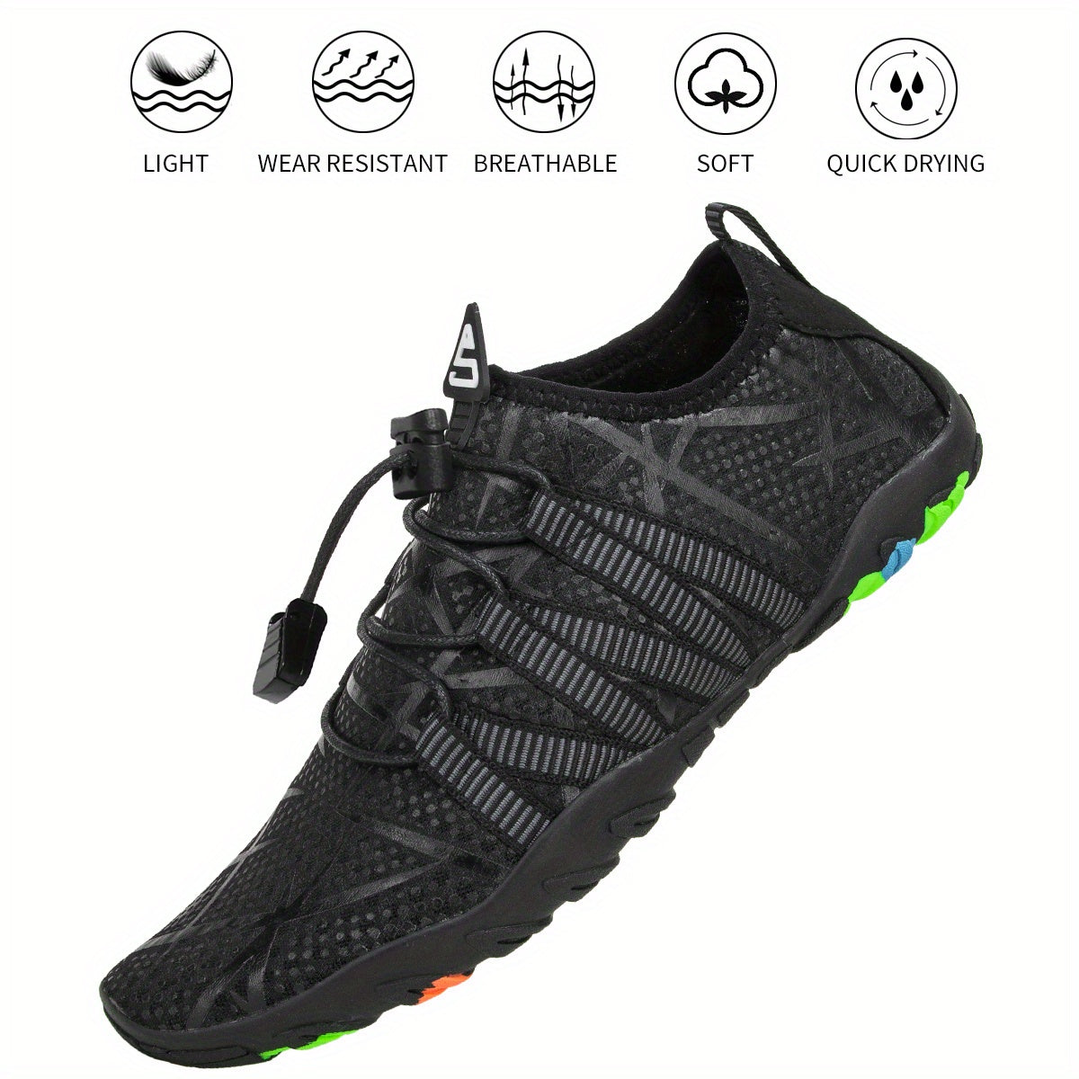 Unisex Outdoor Wading Shoes with Draw String