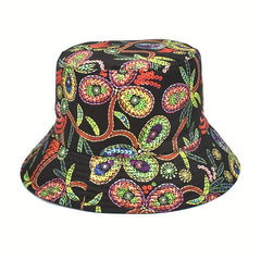 Boho Paisley Bucket Hat Vintage Fisherman Cap Lightweight Basin Hats