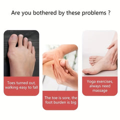 Yoga Leg Fascia Stretcher Strap Elastic Toe Correction Resistance Trainer