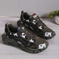 Breathable Elastic Hiking Shoes with Shock Absorption