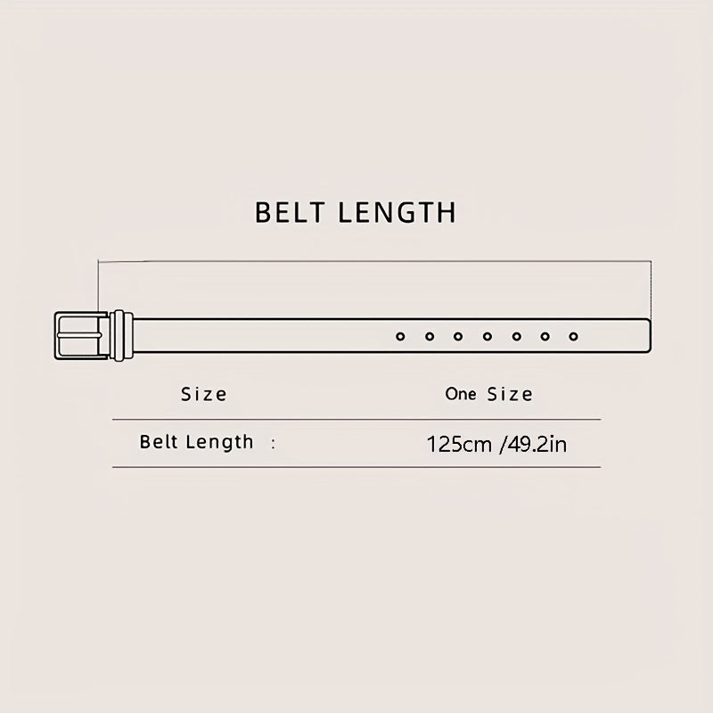 Men's Casual Buckle Belt for Denim Pants Jeans