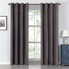 Velvet Blackout Curtains Soft And Cozy Gray Curtains