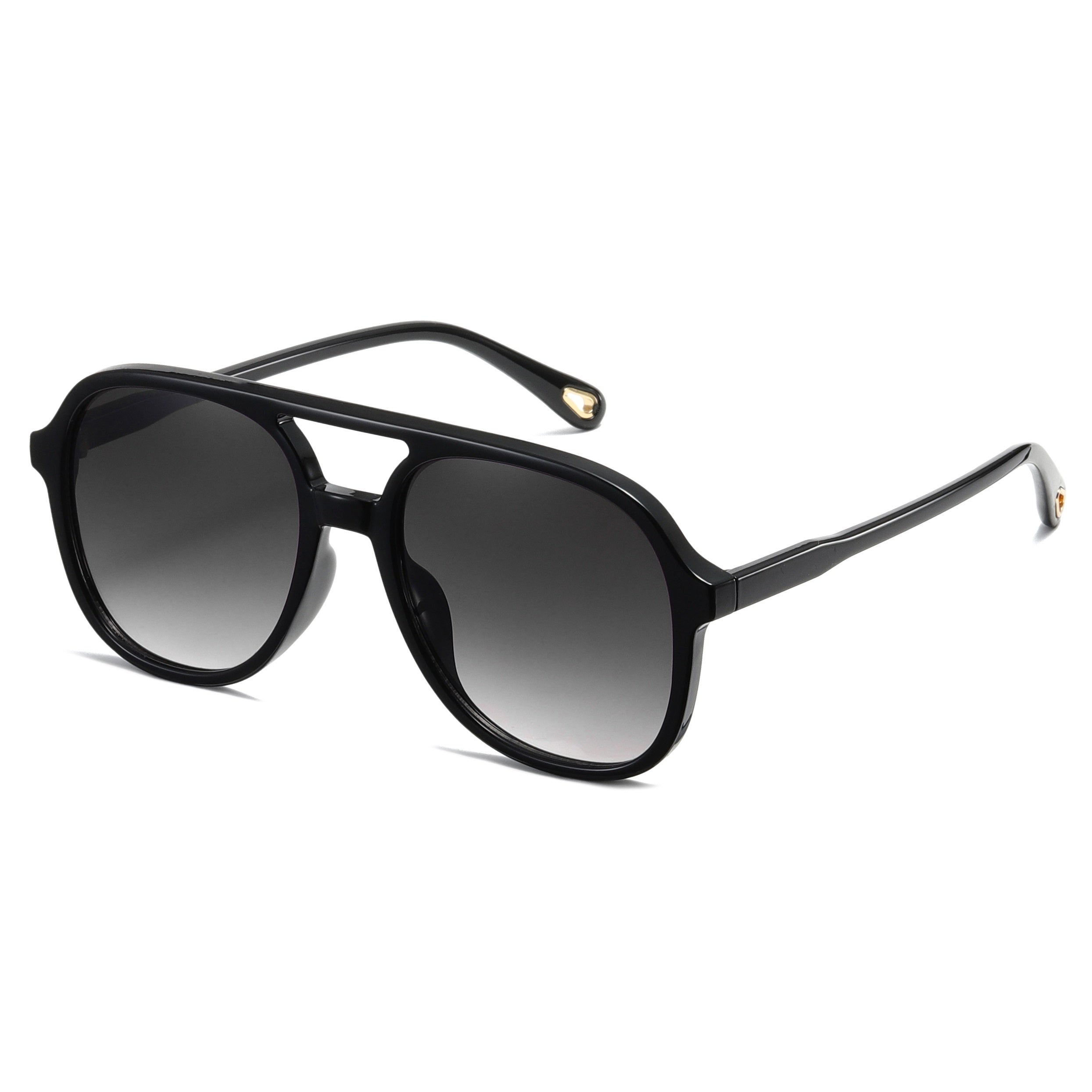Vintage Polarized Aviator Sunglasses Womens 70s Double Bridge Sun Glasses