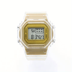 Square Electronic Watch High School Students Unicorn Version
