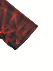 Men's 3D Print Geometry Graphic T-Shirt for Summer