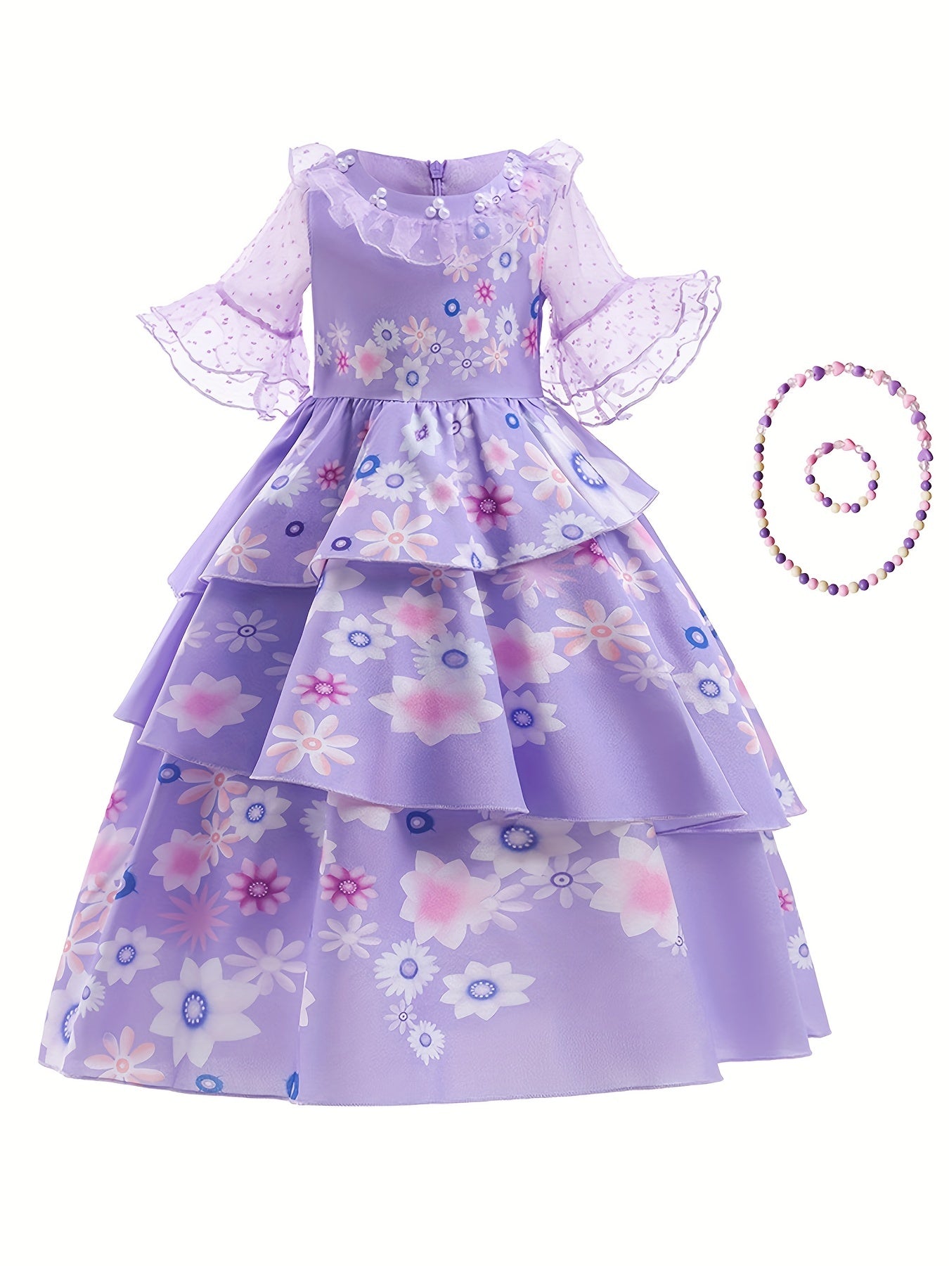 Encanto Princess Long Dress With Bag