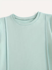 Boys Round Neck T shirt & Shorts 2pcs Set