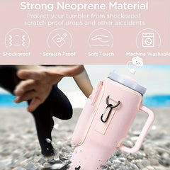 3pcs Cup Accessories Set with Shoulder Strap and Pocket