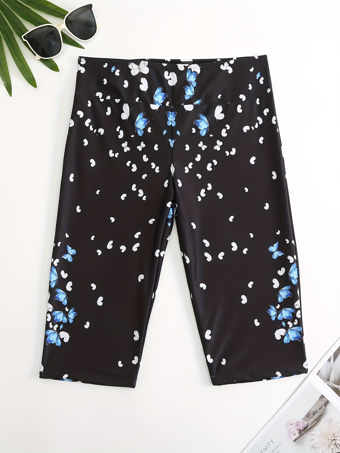 Butterfly Print Swimwear Shorts