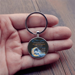 Vintage Character Keychain For Granddaughter Bag Charm Accessories