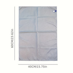 Microfiber Glass Cleaning Cloth Fish Scale Design Stainless Steel Wipes