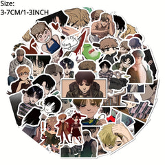 50pcs Anime Kill Tracking Series Stickers Waterproof DIY Creative Stickers