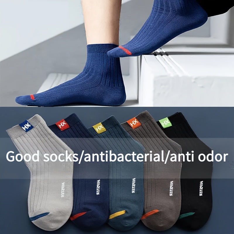 10 Pairs Deodorant Quarter Socks for Men Women