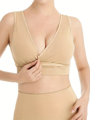 Seamless Comfort Wire Women's Cross Sports Bra