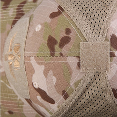 Camouflage Baseball Cap Outdoor Mountaineering Camping Visor Mesh Cap
