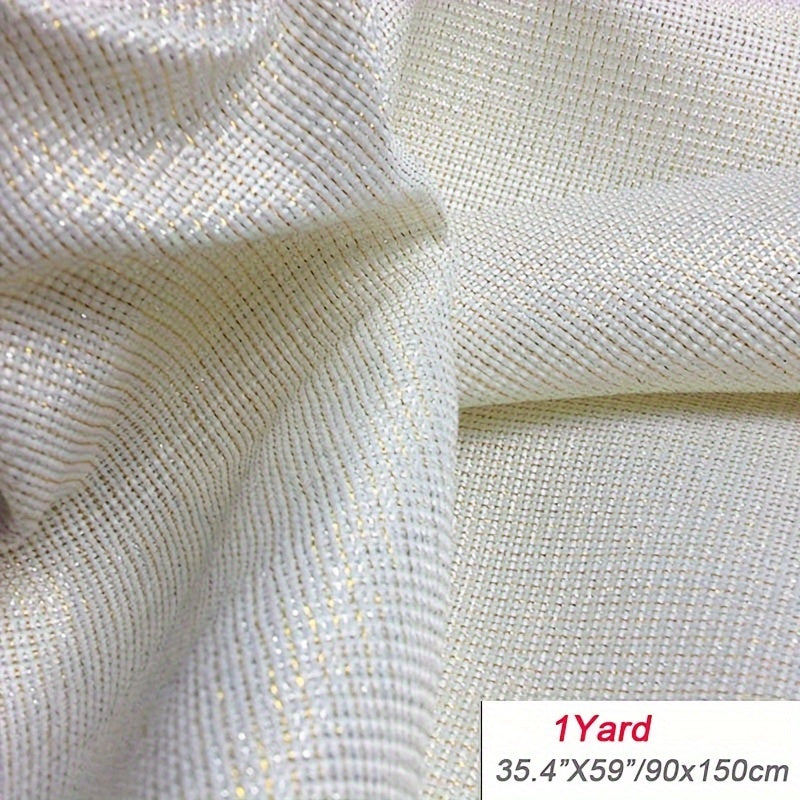 Polyester And Linen Cationic Woven Fabric DIY Background Window Display