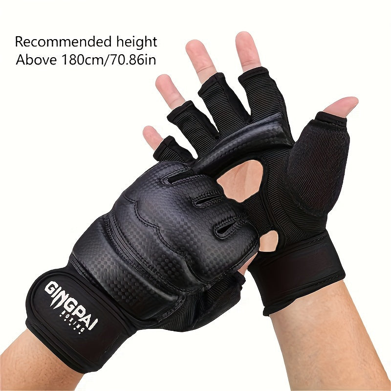 Half Finger Boxing Gloves for Sanda Training Competitive Protection