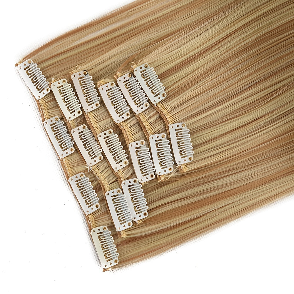 Long Clip In Hair Extensions Straight Wig Tape In Hair Extensions