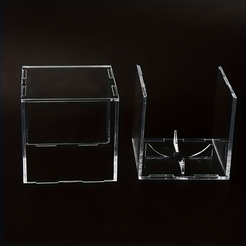 Baseball Display Box UV Resistant Acrylic Cube Baseball Holder